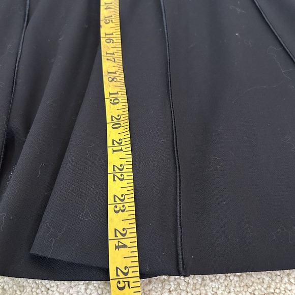 Strenesse Women Black Wool A-line Knee Length Skirt Size 8 - Picture 7 of 7